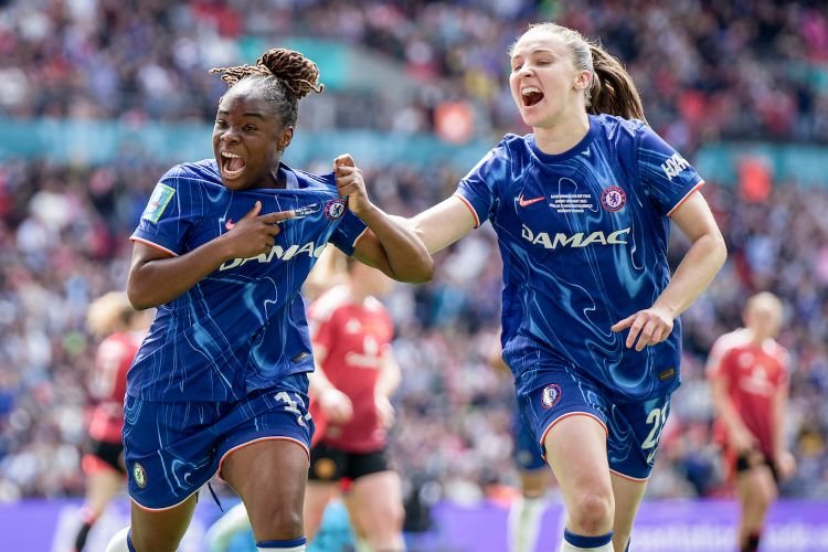 Adobe Womens FA Cup Final - Chelsea v Manchester United - Wembley Stadium