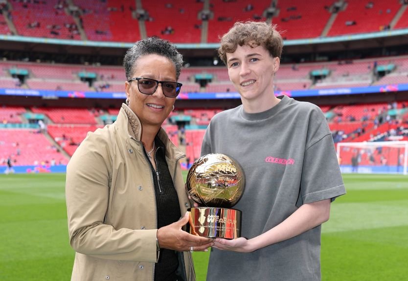 Madison Hadley from Preston North End was officially crowned as the top scorer of the 2024/25 Adobe Women’s FA Cup