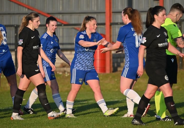 Lisburn Rangers v Larne. Sports Direct Women's Premiership