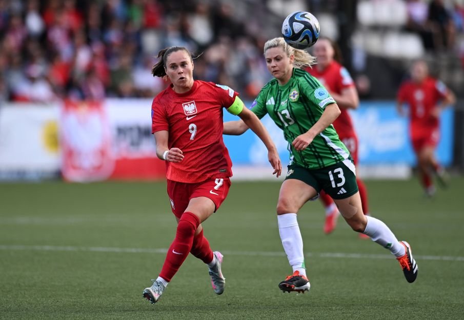 Northern Ireland v Poland - UEFA Women's Nations League 2024/25 Grp B1 MD5 BELFAST, NORTHERN IRELAND - MAY 30
