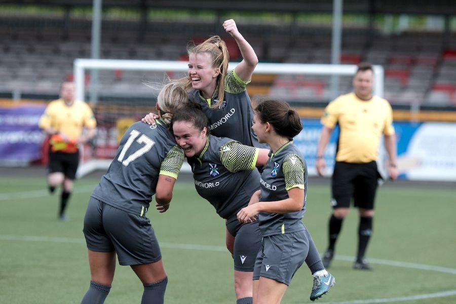 Westdyke v Armadale Thistle, SWF Championship Play-off at Indodrill Stadium, Alloa, Scotland on 01 June 2025: