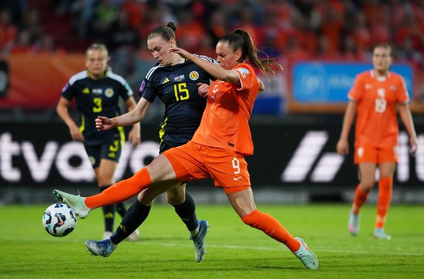 Netherlands v Scotland - UEFA Women's Nations League 2024/25 Grp A1 MD6 TILBURG, NETHERLANDS - JUNE 03