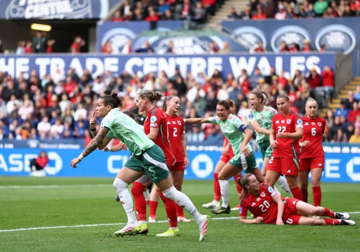 Wales v Italy - UEFA Women's Nations League 2024/25 Grp A4 MD6 SWANSEA, WALES - JUNE 03