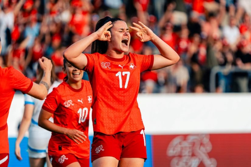 Women's International Friendlies - Switzerland v Czech Republic - Stadium Schützenwiese
Winterthur, Switzerland, June 26th 2025: 