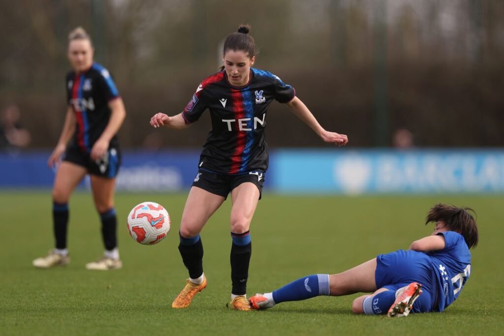Everton FC v Crystal Palace Barclays Womens Super League womensfootballmagazinecom Clarissa Larissey who has signed for Houston Dash