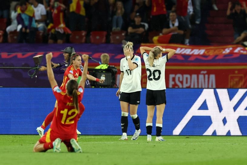 Germany v Spain   UEFA Women's EURO 2025 Semi-Final ZURICH, SWITZERLAND - JULY 23: