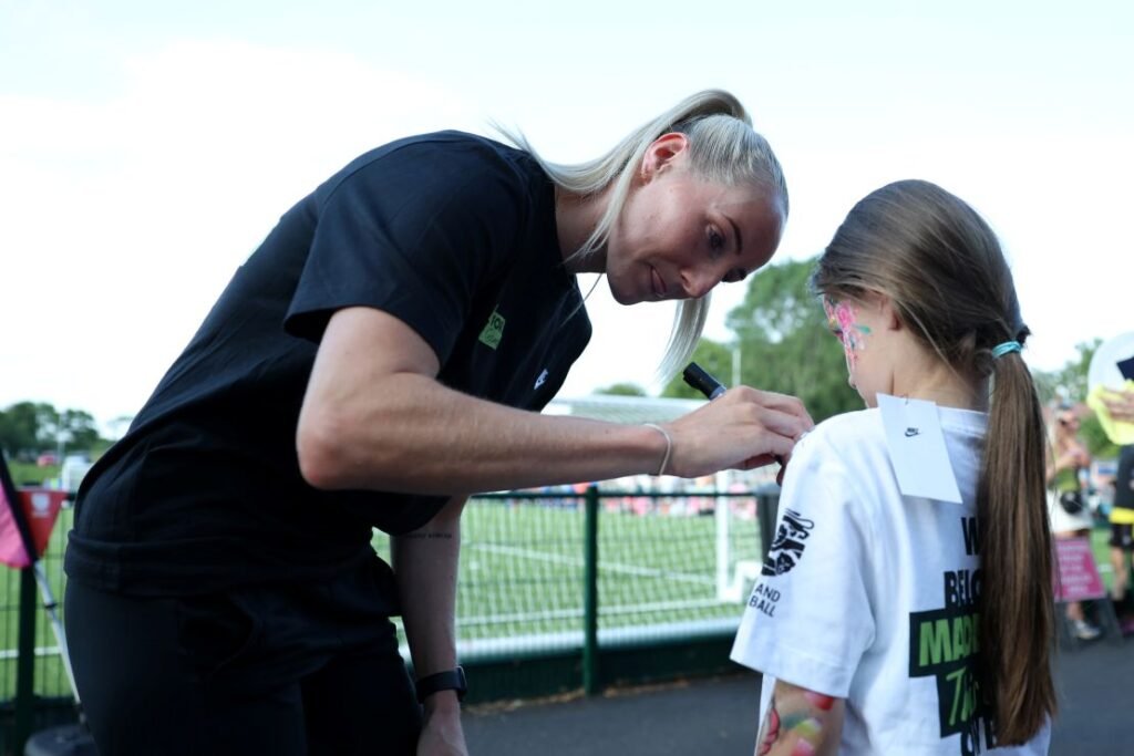 Millie Turner at Big Football Day