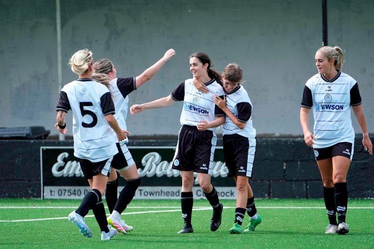 UK: Ayr United Ladies vs Rossvale WFC Barclays Scottish Women's Championship 10th August 2025;