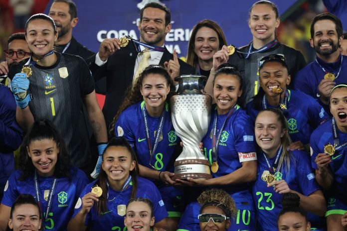 Colombia v Brazil   Copa America Femenina 2025 Final QUITO ECUADOR   AUGUST 2