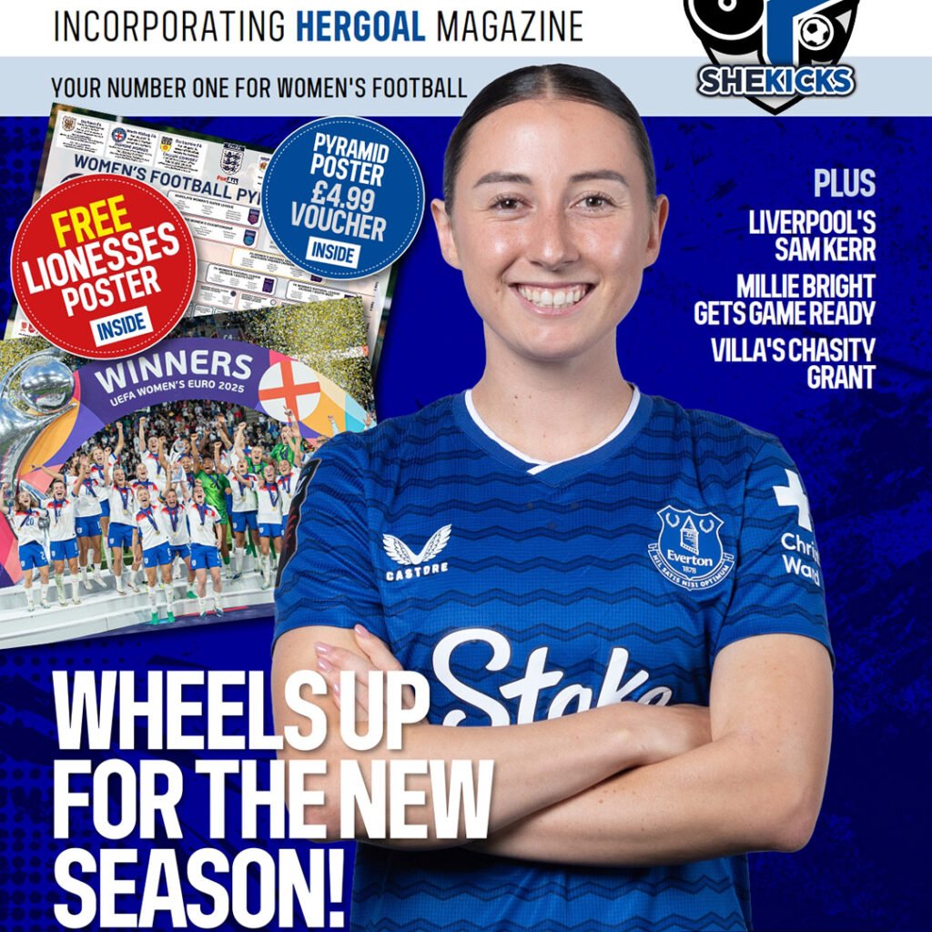 She Kicks magazine featuring Clare Wheeler