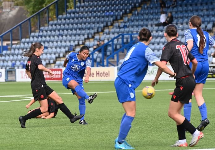 Queen of the South Ladies v St Mirren Women Barclays SWF League One at Palmerston Park in Dumfries Scotland on 28 September 2025