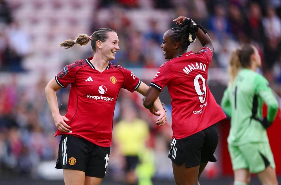Manchester United v Leicester City   Barclays Women's Super League
LEIGH, ENGLAND - SEPTEMBER 07: 