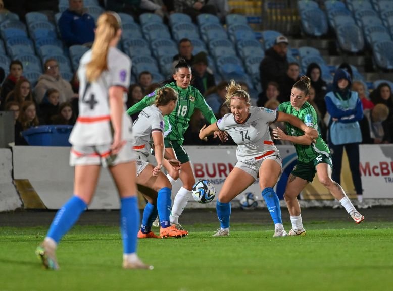 Northern Ireland v Iceland in the UEFA Womens Nations League