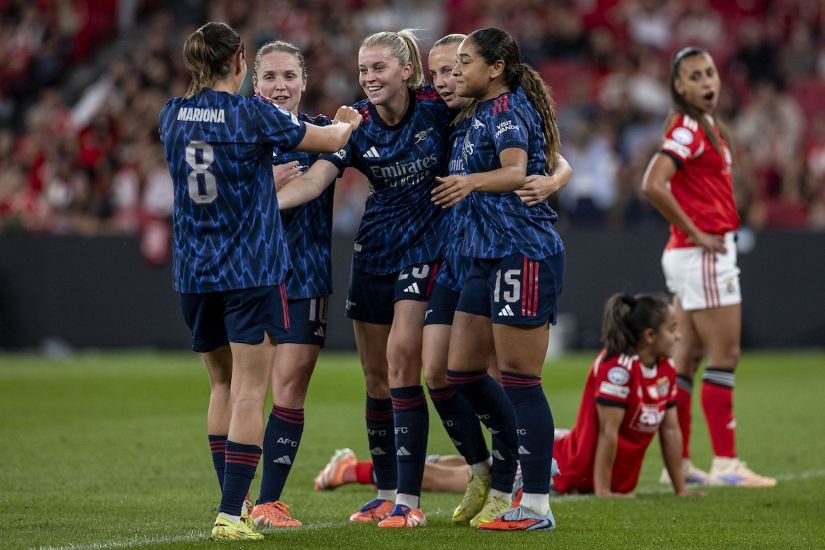 Arsenal Women Off the Mark in UWCL With Win Away to Benfica