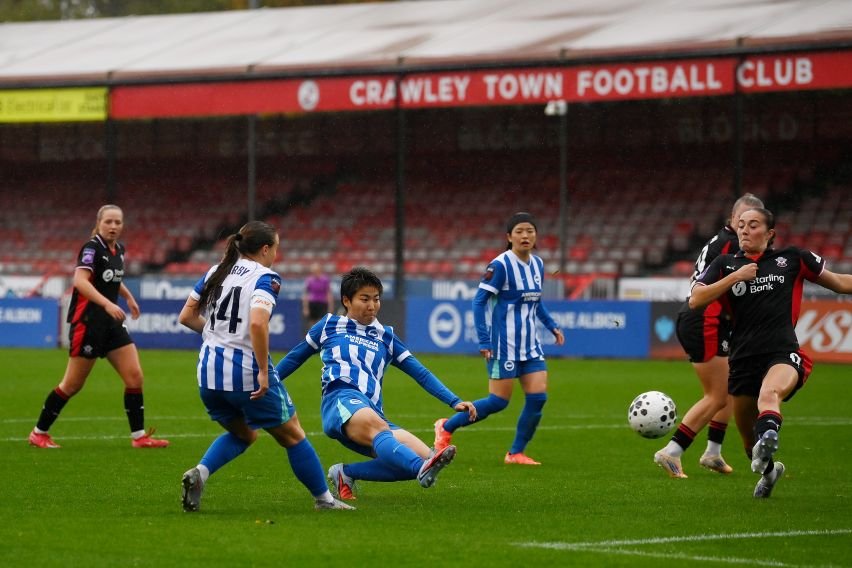 Brighton & Hove Albion v Southampton - Subway Women's League Cup
CRAWLEY, ENGLAND - OCTOBER 19: