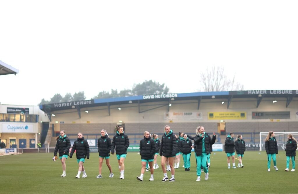 wolverhamptonwanderersvmanchesterunitedtheadobewomensfacupfifthround womensfootballmagazinecom FA WNL Leaders Wolves Women and Bournemouth Women at Home