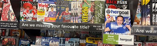 Her Goal is in the Shops