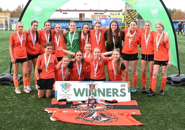 Dundee United v Inverness Caledonian Thistle, U14s Youth Challenge Cup final, at Ochilview Stadium in Stenhousemuir, Scotland on 15 November 2025