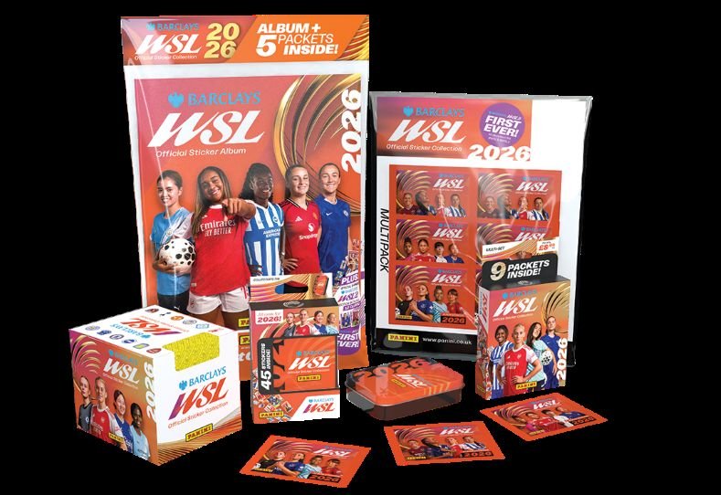 Panini Launches Barclays WSL Official Sticker Collection 2026