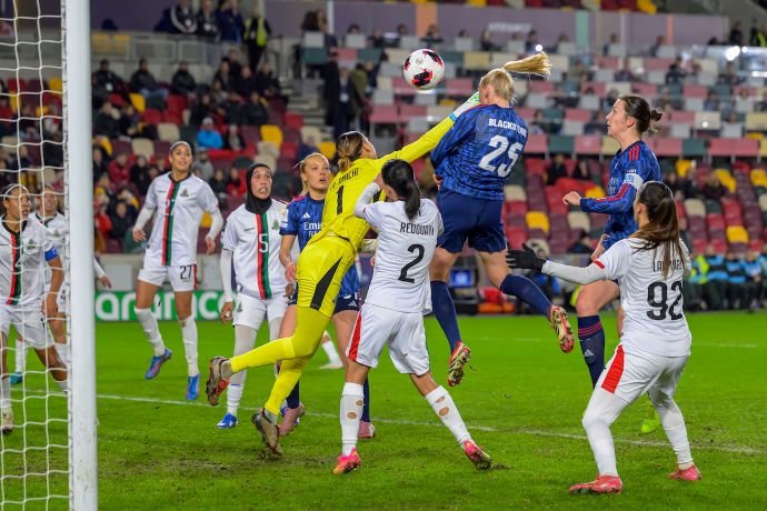 Arsenal Women Reach the Champions Cup Final With Big Win over AS FAR Rabat