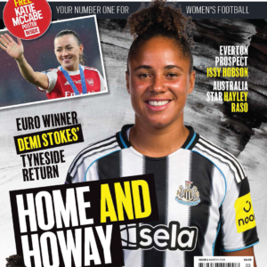 Her Goal Magazine Issue 4 cover featuring Demi Stokes – women’s football magazine UK