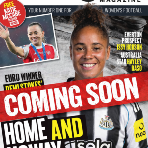 womensfootballmagazinecom Her Goal Magazine Issue 4 cover featuring Demie Stokes womens football magazine UK