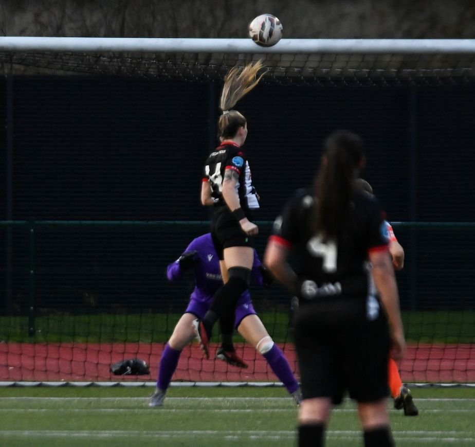 Edinburgh Caledonia v Dunipace Ladies Barclays SWF League One in Edinburgh Scotland on 28 January 2026