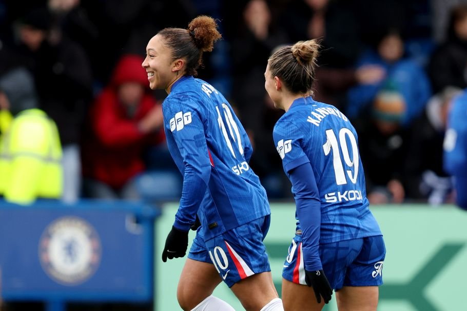 chelseafcvliverpoolbarclayswomenssuperleague womensfootballmagazinecom Chelsea FC v Liverpool Barclays Women's Super League
KINGSTON UPON THAMES, ENGLAND - FEBRUARY 15: