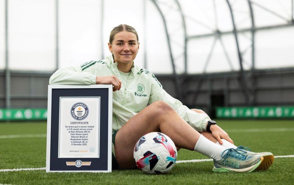 Maria McAneny Presented With Her Guinness World Records certificate