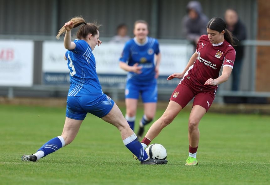 northamptontownvsuttoncoldfieldfawomensnationalleaguedivisiononemidlands2526 womensfootballmagazinecom Northampton Town v Sutton Coldfield FA Women's National League Division One Midlands 25/26
NORTHAMPTON, ENGLAND - MARCH 01:
