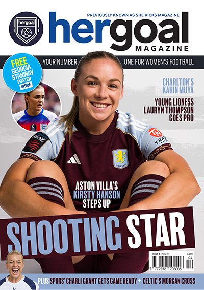 Her Goal Magazine Issue 5 cover featuring Kirsty Hanson