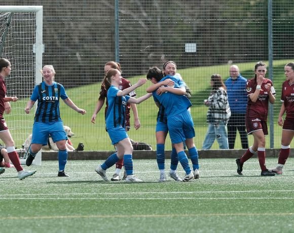 Arbroath v Bishopton Ladies Scottish Womens Football League Cup semi final