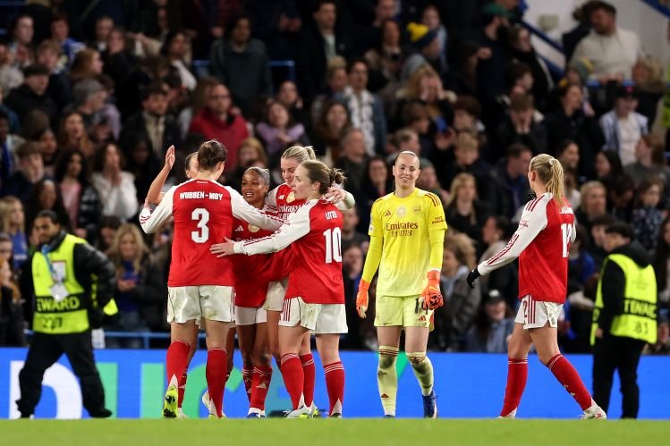 Tight Aggregate Win Puts Arsenal Women Through to the Semi Finals