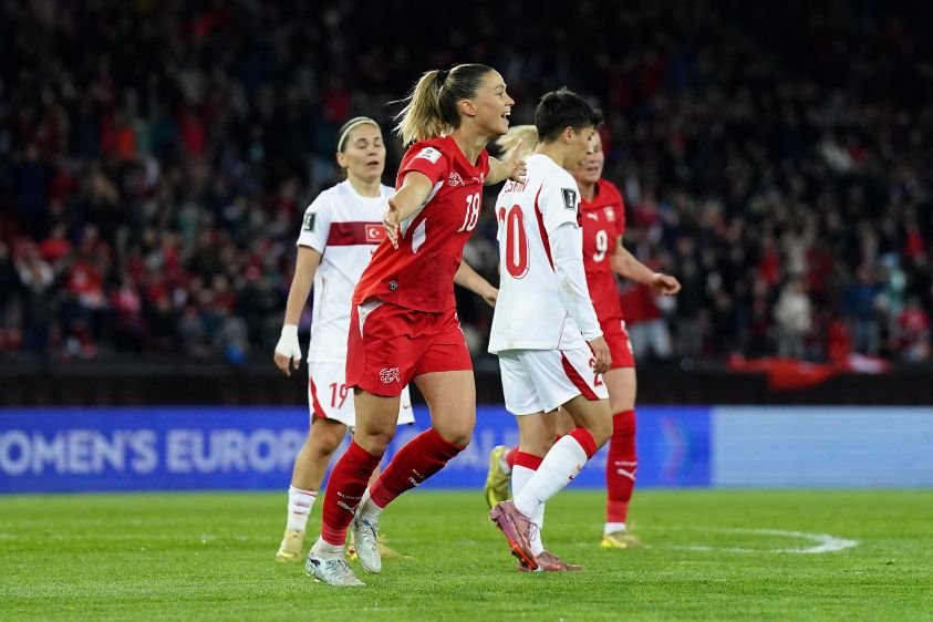Switzerland v Türkiye   FIFA Women's World Cup 2027 Qualifier
ZURICH, SWITZERLAND - APRIL 14: 