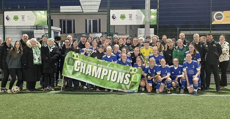 Birtley Town Ladies celebrate promotion