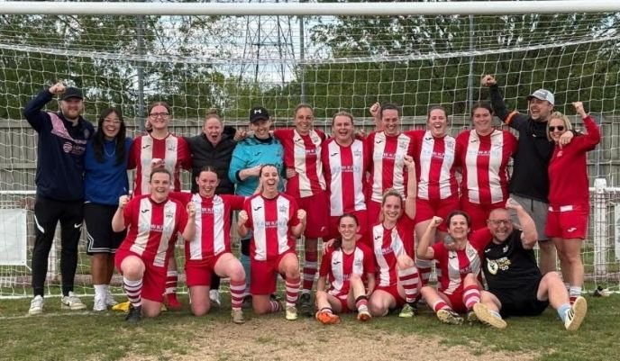 Thames Valley County Womens Football League Division 2 North Champion Easington Sports