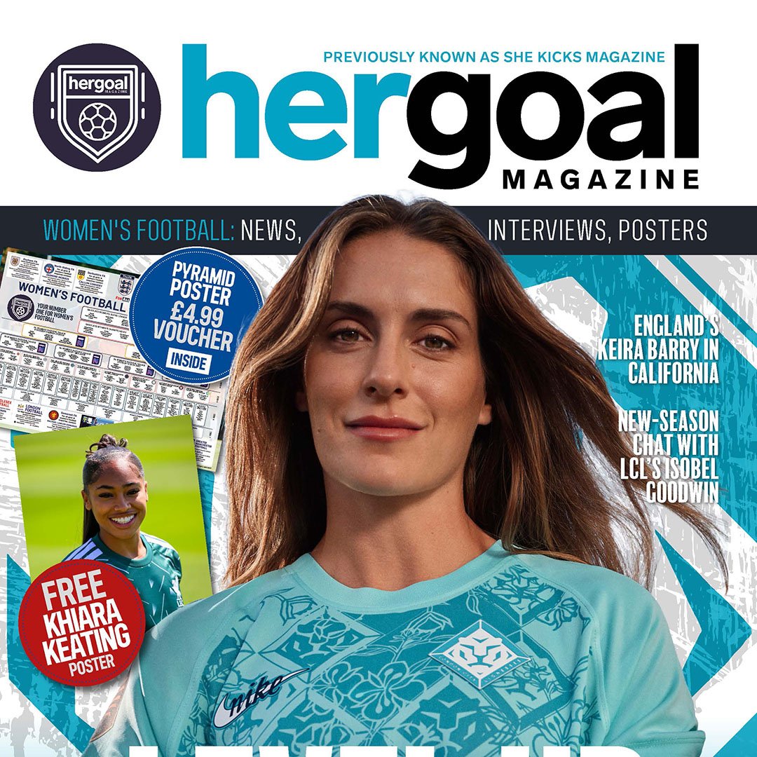 womensfootballmagazinecom Subscribe to Her Goal Magazine Issue 9 cover featuring Alexia Putellas of London City Lionesses