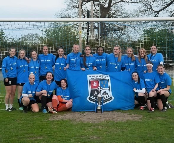Wirral United Champions of the Cheshire Womens League