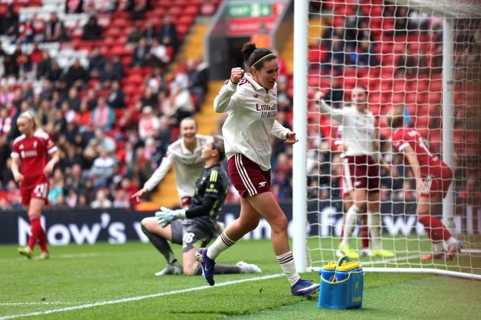 Arsenal Women Win at Anfield to Secure the WSL Runners Up Spot