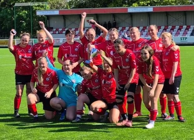 DCFA Womens League   First Division Cup Final Brandon United 5 4 Stockton Town Res