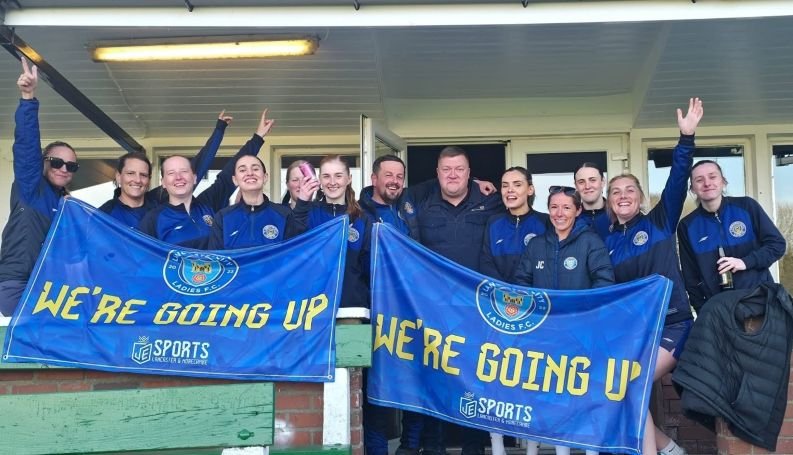 Lancaster City Ladies FC womensfootballmagazinecom Lancaster City winners of the Lancashire Women's County League Championship.