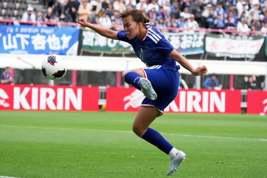 japanvsouthafricawomensinternationalfriendly womensfootballmagazinecom Japan v South Africa Women's International Friendly
OSAKA, JAPAN - JUNE 06