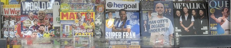 Her Goal Magazine in newsagents