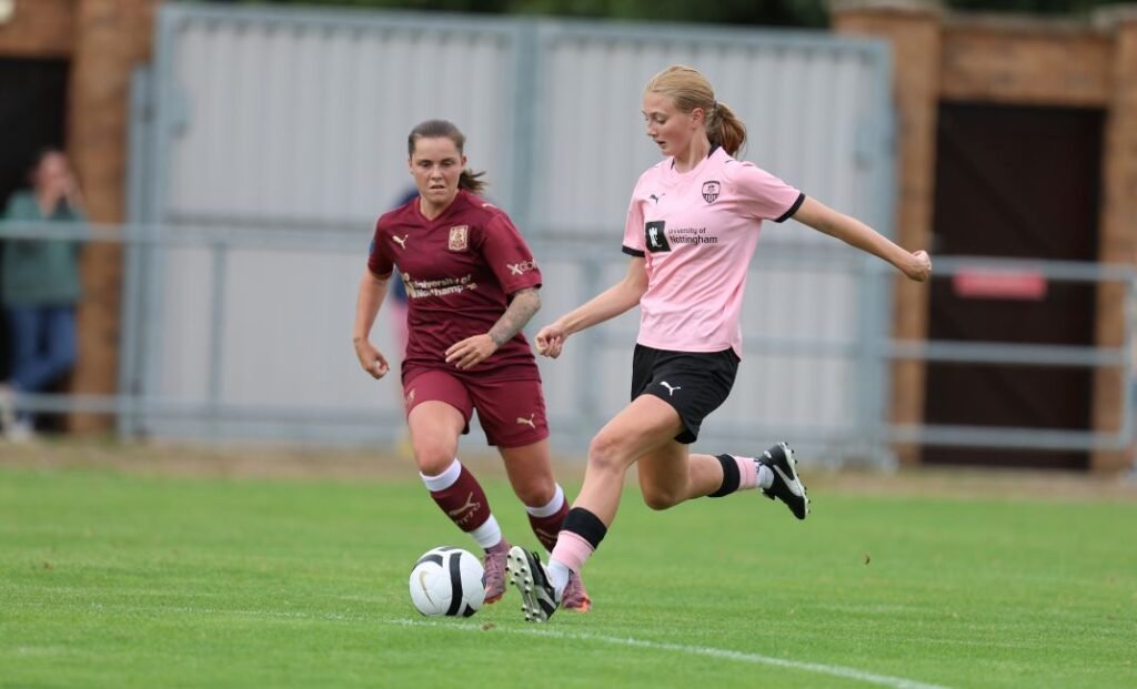 northamptontownvnottscountyfawomensnationalleaguedivisiononemidlands womensfootballmagazinecom Rugby Borough Record Third Straight Victory With Own Goal