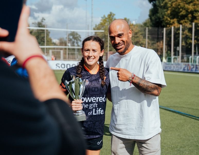 Danielle Fiorito Team United Women David Odonkor womensfootballmagazinecom Danielle Fiorito Team United Women David Odonkor