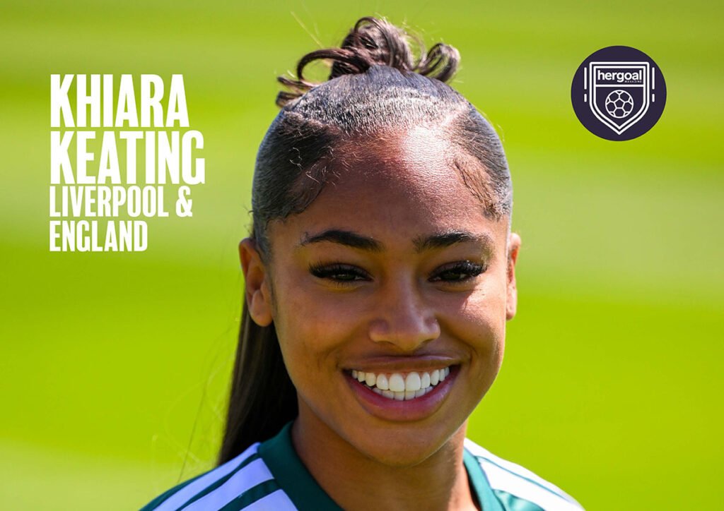 FREE Khiara Keating poster Her Goal Issue 9 womensfootballmagazinecom FREE Khiara Keating centre pullout poster inside Her Goal Magazine Issue 9