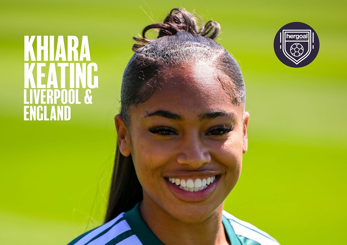 FREE Khiara Keating poster Her Goal Issue 9 womensfootballmagazinecom FREE Khiara Keating centre pullout poster inside Her Goal Magazine Issue 9