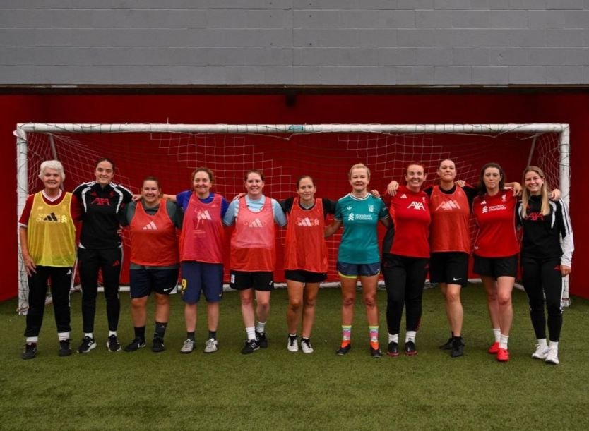 LFC Women x Walking Football womensfootballmagazinecom Liverpool Women Stars Surprise LFC Foundation Walking Football Champions