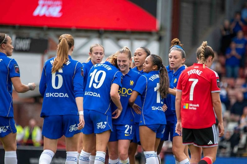 Chelsea Women Thrash Manchester United in the Barclays WSL
