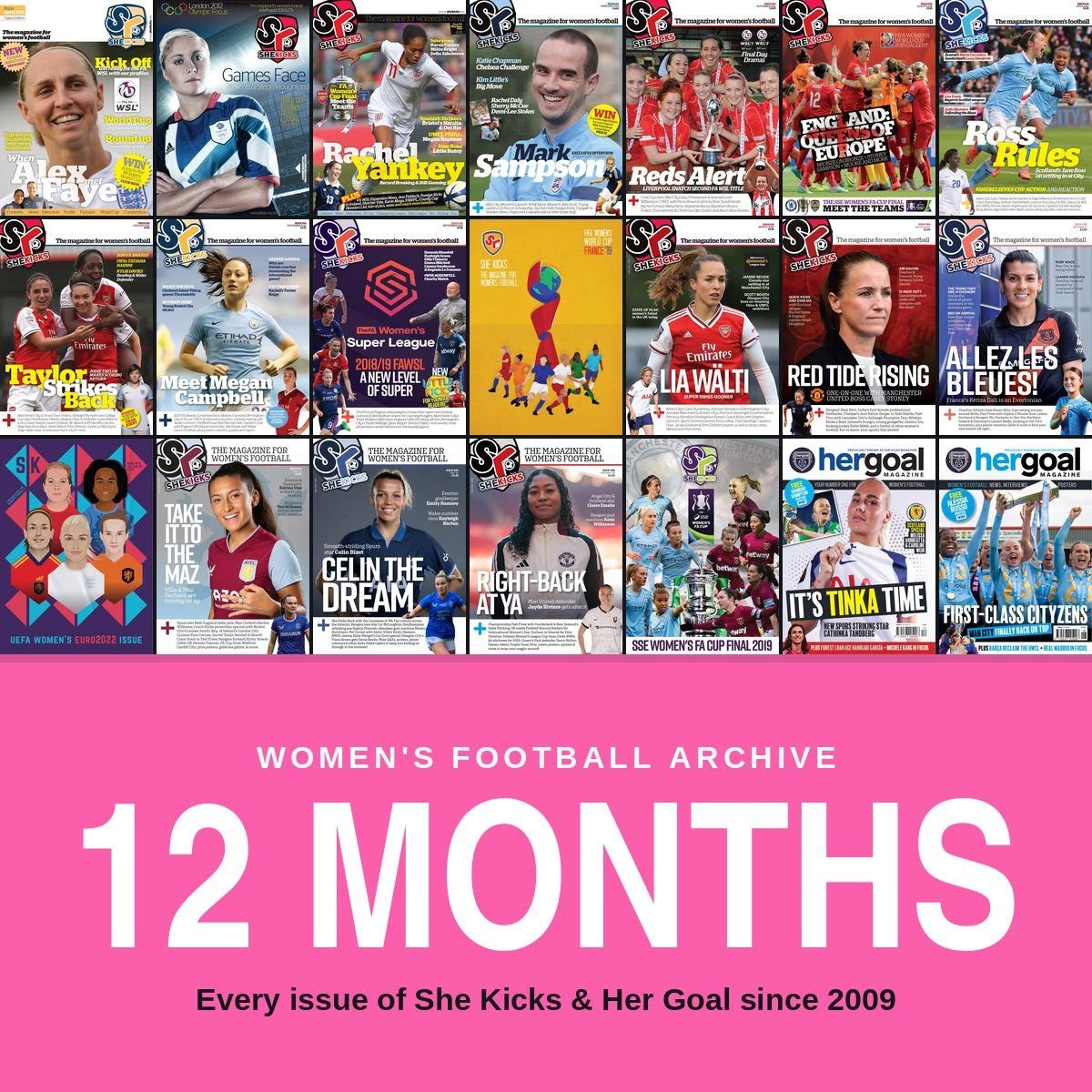 Women’s Football Archive Pass – 12 Months